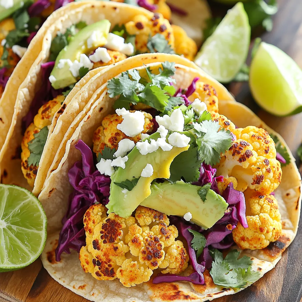 Roasted Cauliflower Tacos Flavorful and Easy Meal