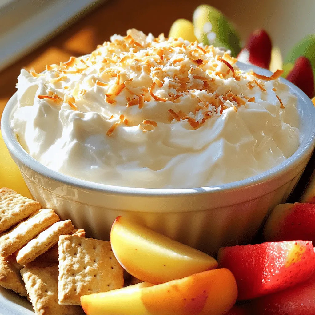 Coconut Cream Pie Dip Easy and Delicious Treat