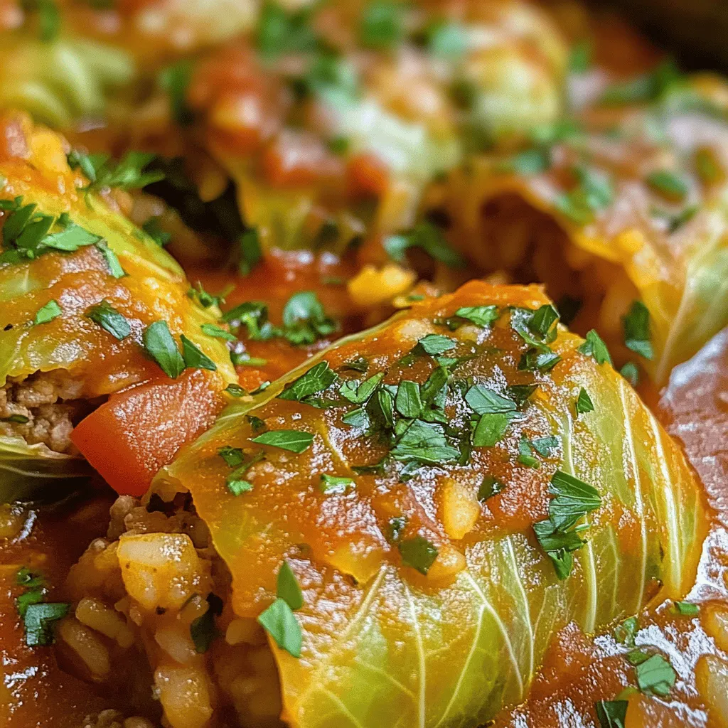 Savory Stuffed Cabbage Rolls: A Delicious Journey into Comfort Food