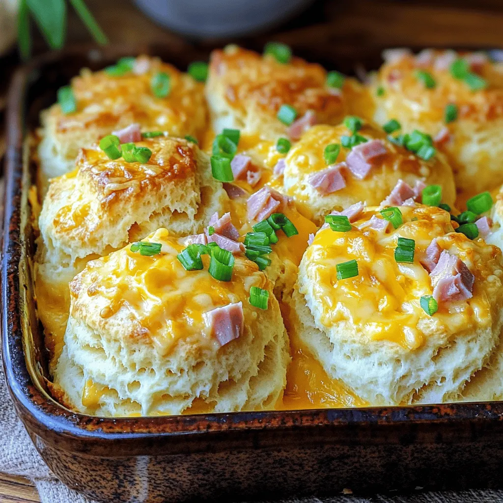 Ham and Cheese Butter Swim Biscuits are a tasty treat. They combine rich flavors of ham and cheese in soft biscuits. You can whip them up in just 25 minutes, making them perfect for any meal.