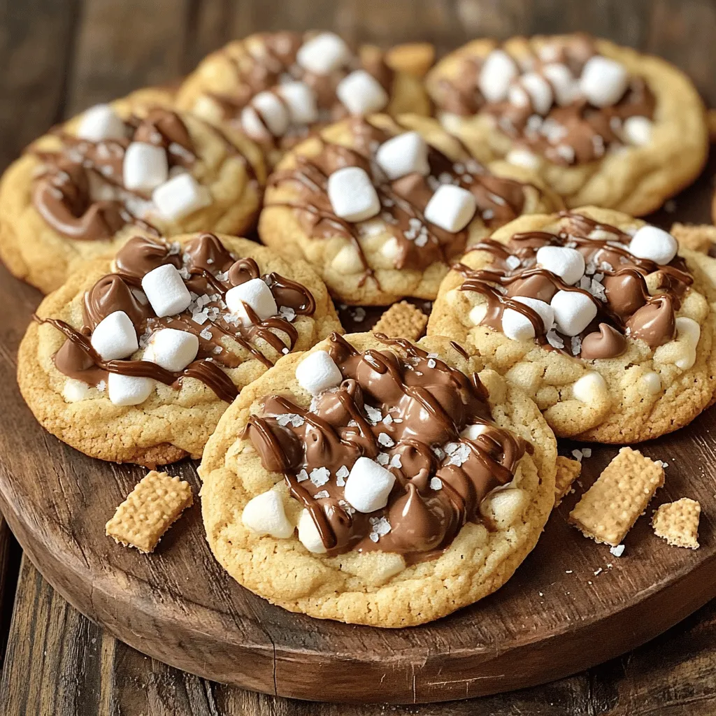 S&#8217;mores Cookies Recipe | Marshmallow and Chocolate Delight