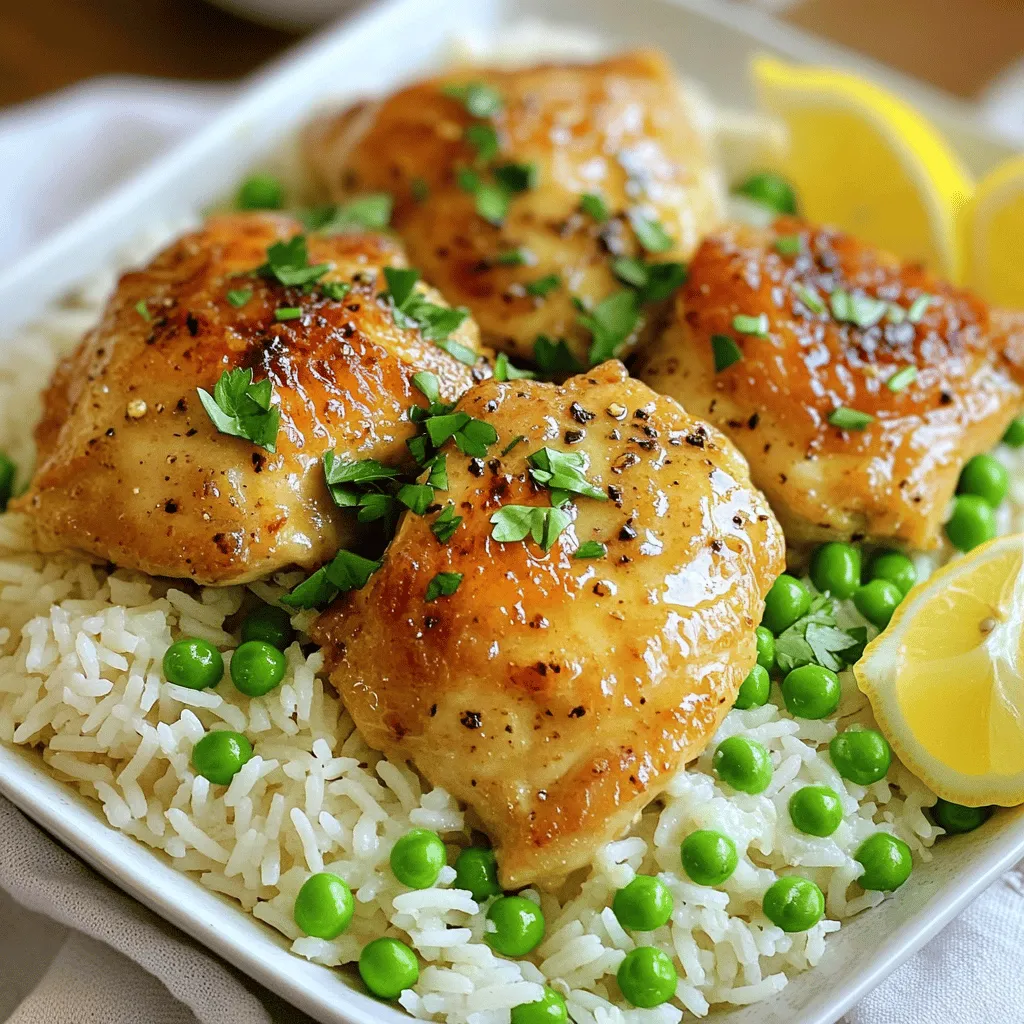 Garlic Butter Chicken and Rice Simple One-Pan Meal