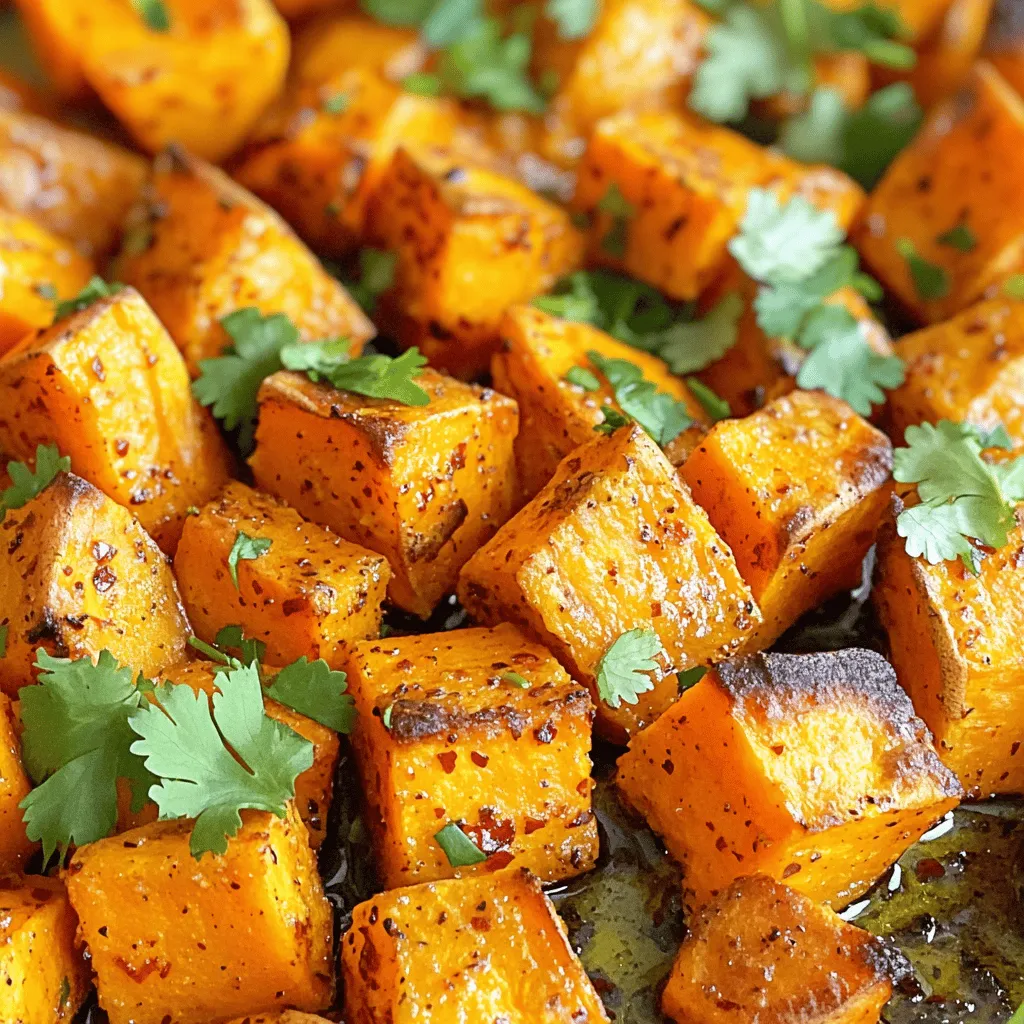 Chili-Lime Roasted Sweet Potatoes Flavorful Side Dish