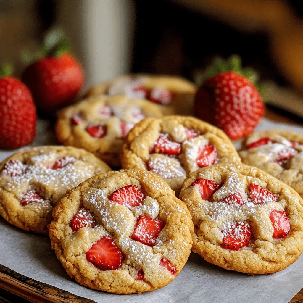 Enhancing the flavor of strawberry cookies can elevate your baking game. Start by adding a splash of lemon juice or zest. This bright note balances the sweetness of the strawberries. You can also mix in a dash of salt. Salt brings out the berry