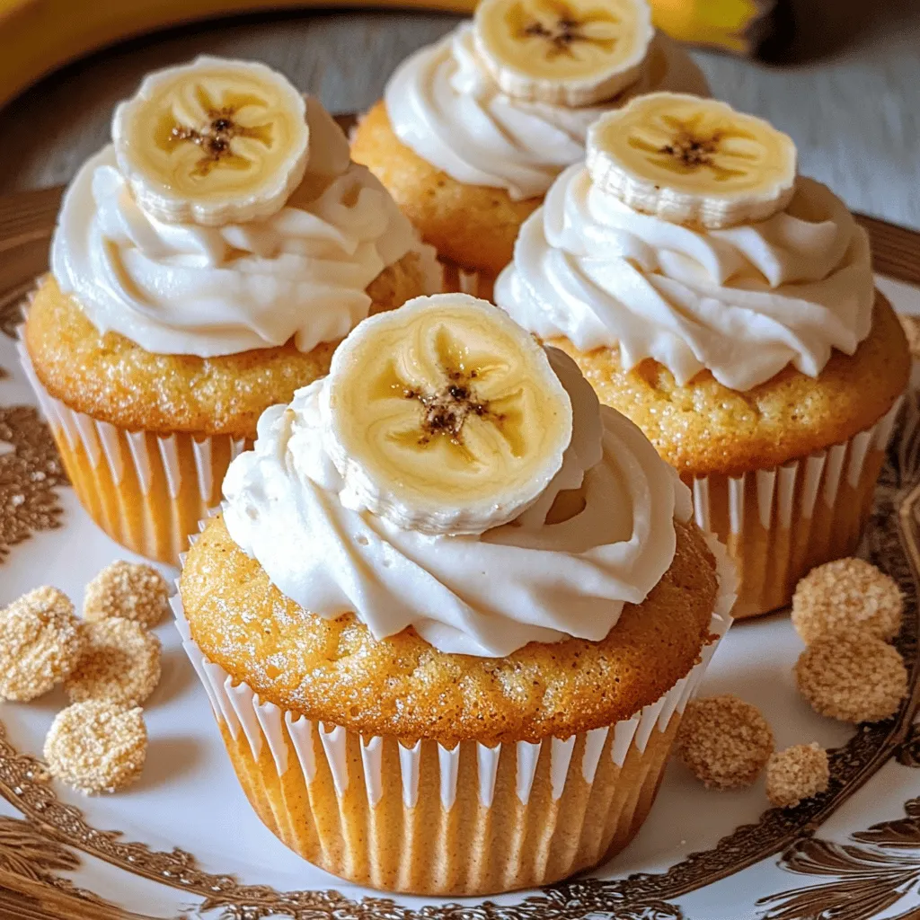 To make the best banana pudding cupcakes, you need simple and fresh ingredients. Here’s what you need.