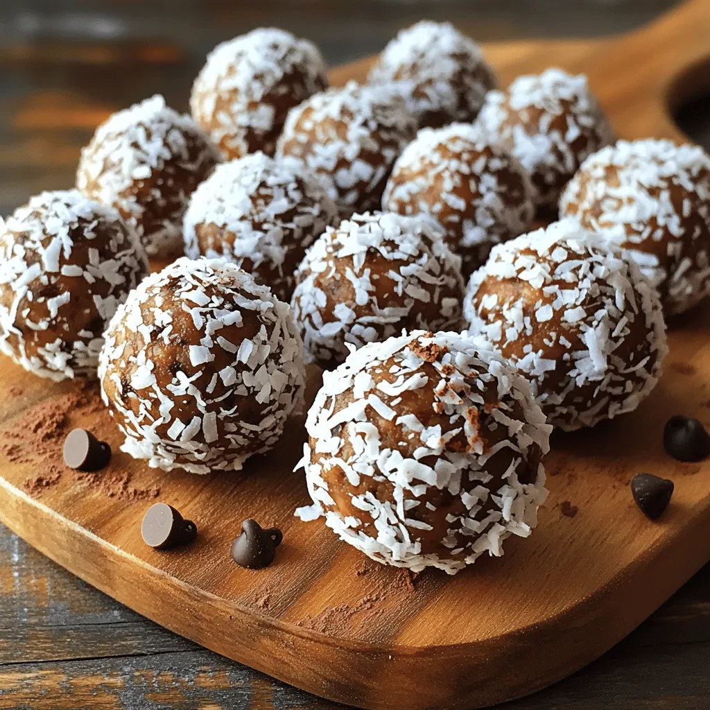 Chocolate Coconut Energy Balls Tasty and Nutritious Snack