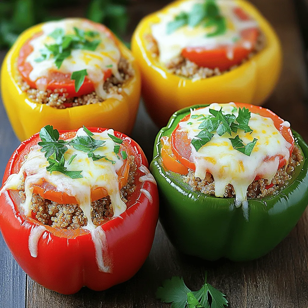 Stuffed Bell Peppers with Ground Turkey Recipe Delight