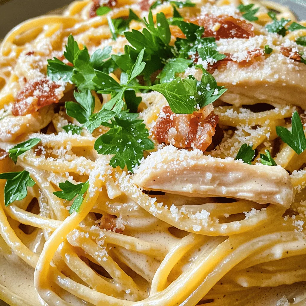 Creamy Chicken Carbonara with a Twist: A Comfort Food Classic