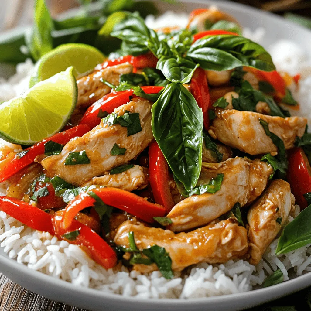 Thai Basil Chicken Flavorful Stir-Fry Recipe