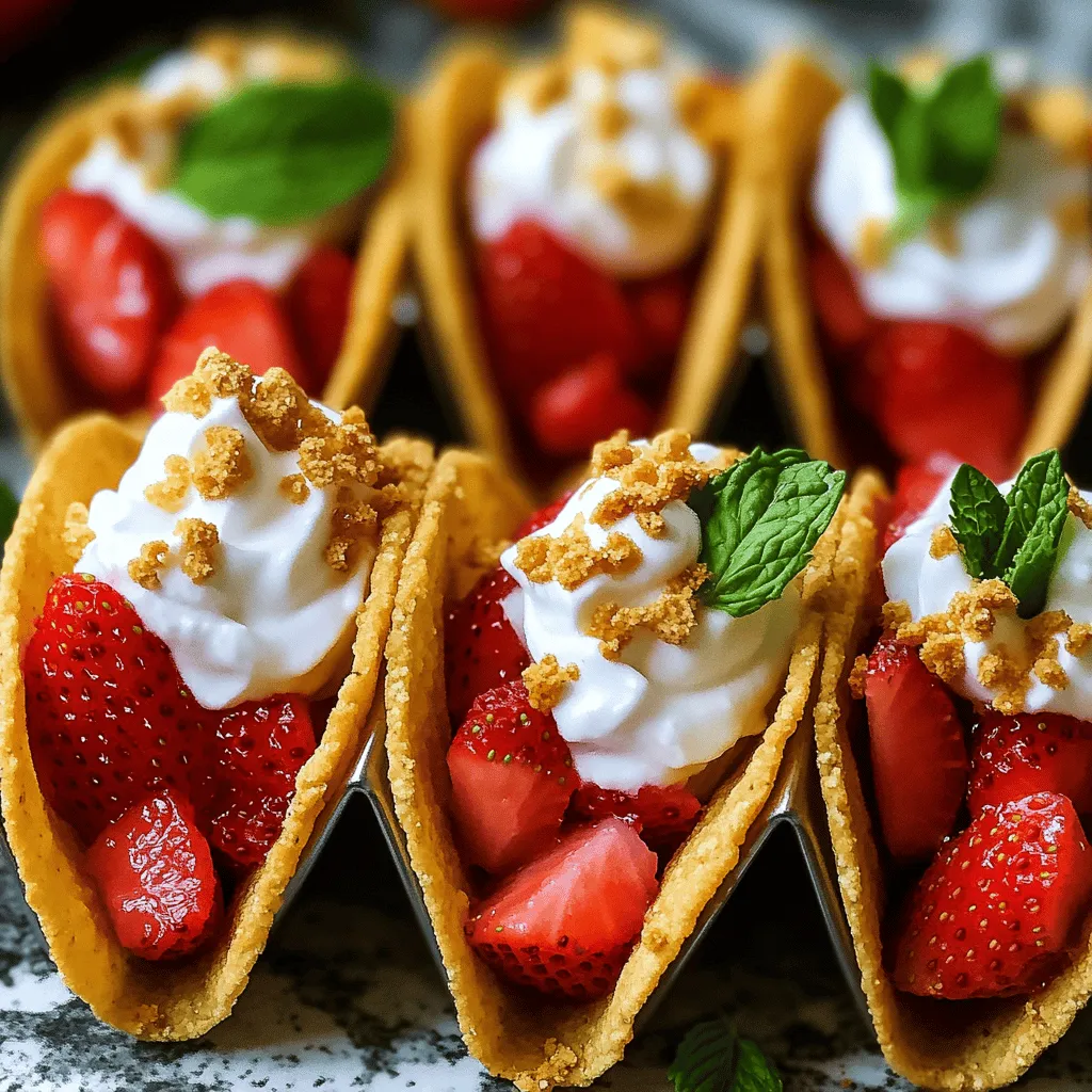 Strawberry Crunch Mini Tacos Fun and Easy Recipe