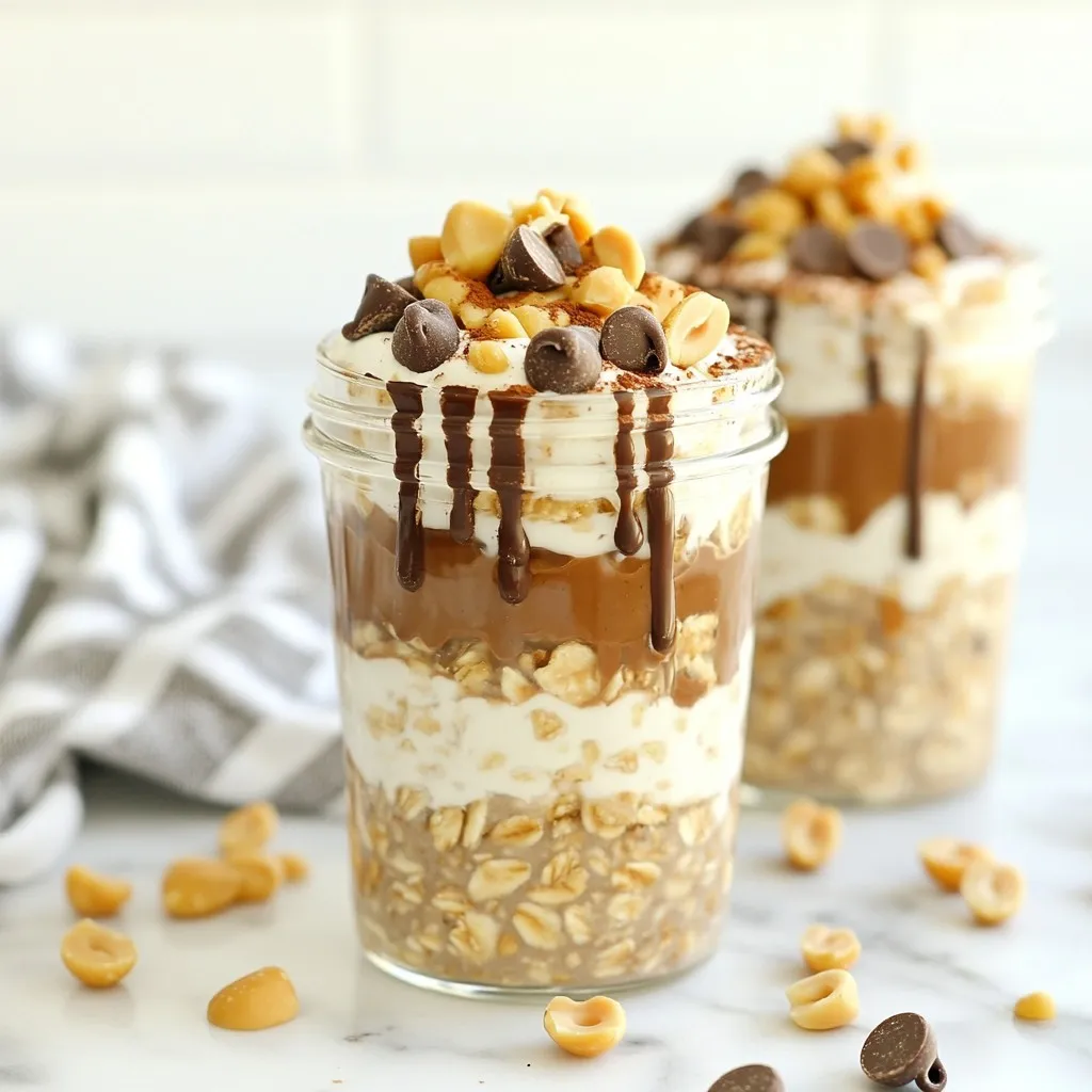 Peanut Butter Cup Overnight Oats Simple Breakfast Joy