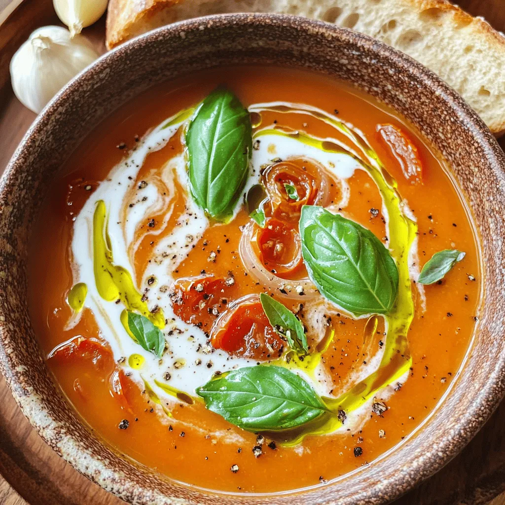 Roasted Tomato Basil Soup Flavorful and Simple Recipe