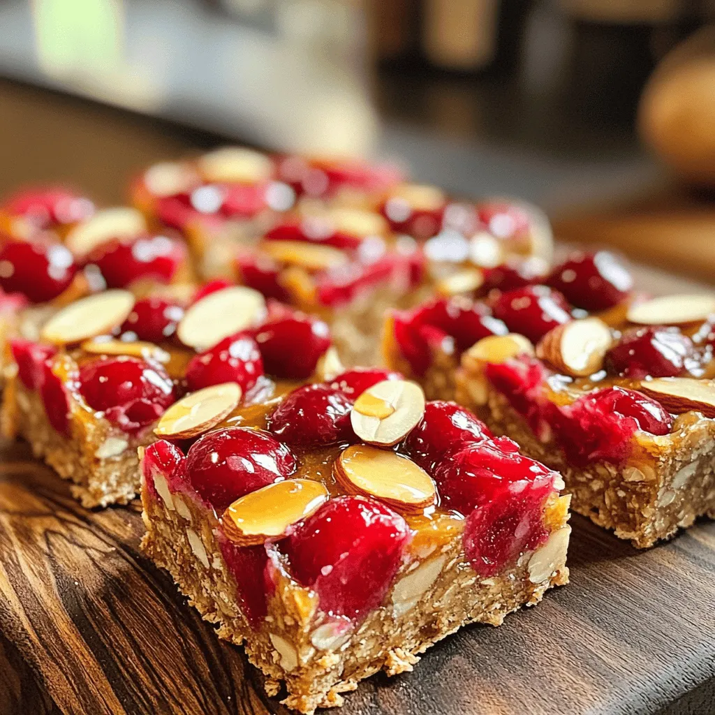 Cherry Almond Protein Bars Simple and Tasty Recipe