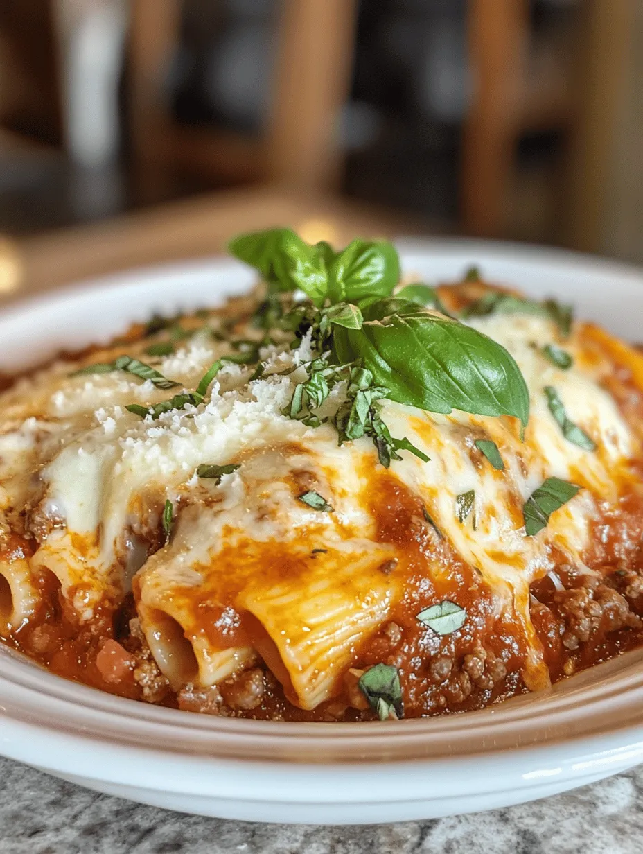 Rigatoni al Forno with Hearty Homemade Meat Sauce: A Comforting Italian Classic
