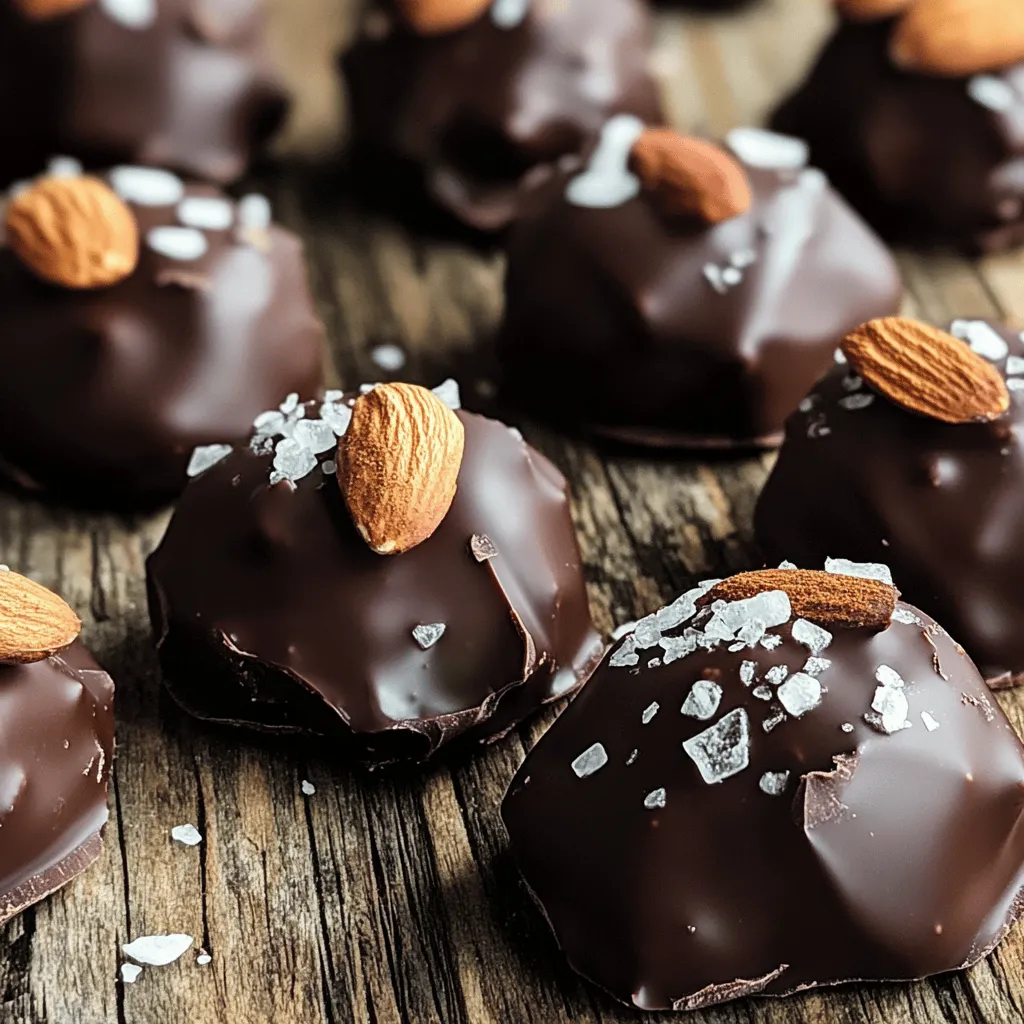Dark Chocolate Almond Clusters Irresistible Treat