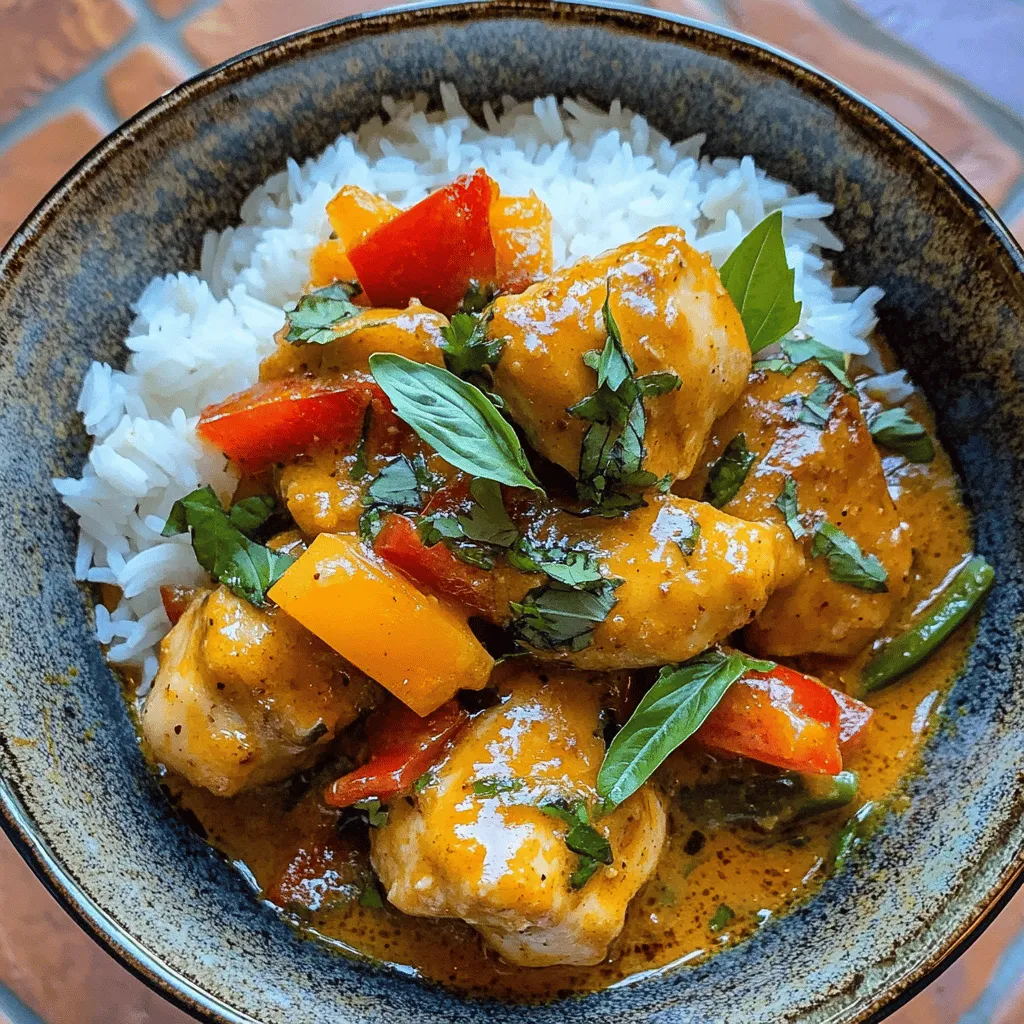 Rich &#038; Creamy Chicken Panang Curry