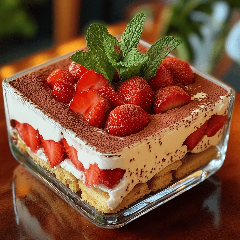 Strawberry Tiramisu Irresistible Easy Dessert Recipe