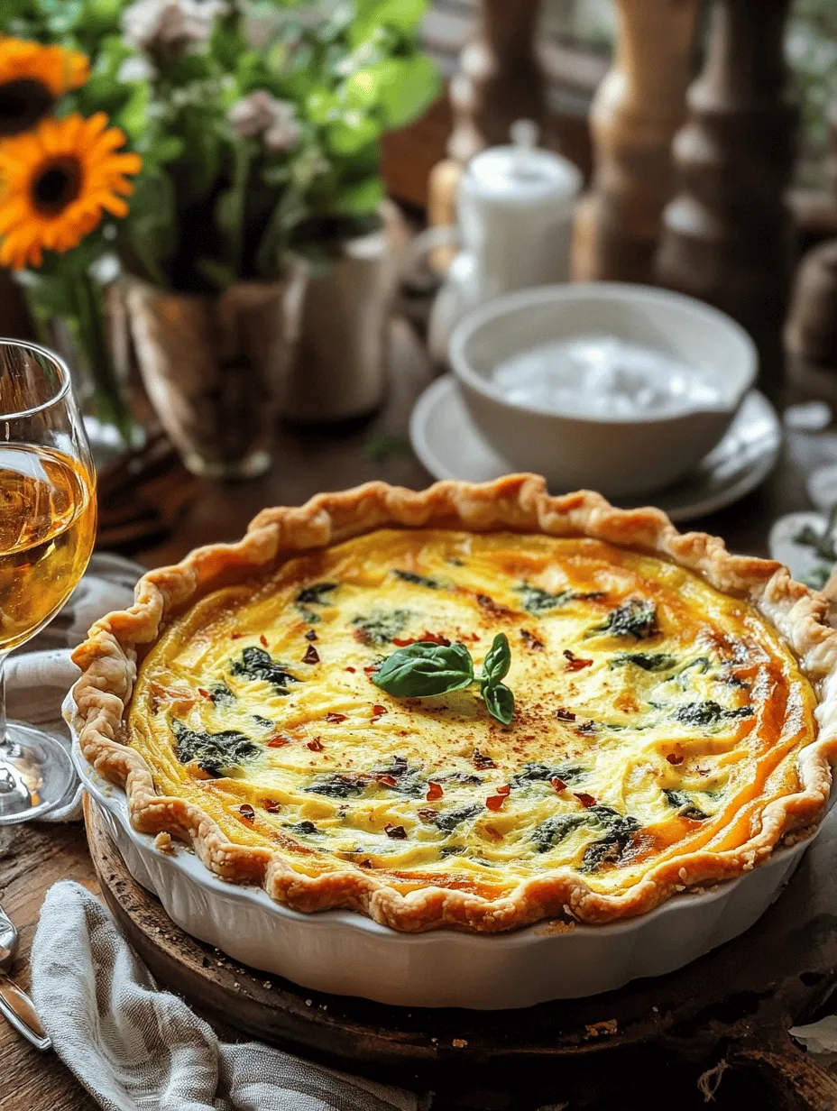 Creamy Ricotta Spinach Quiche Recipe