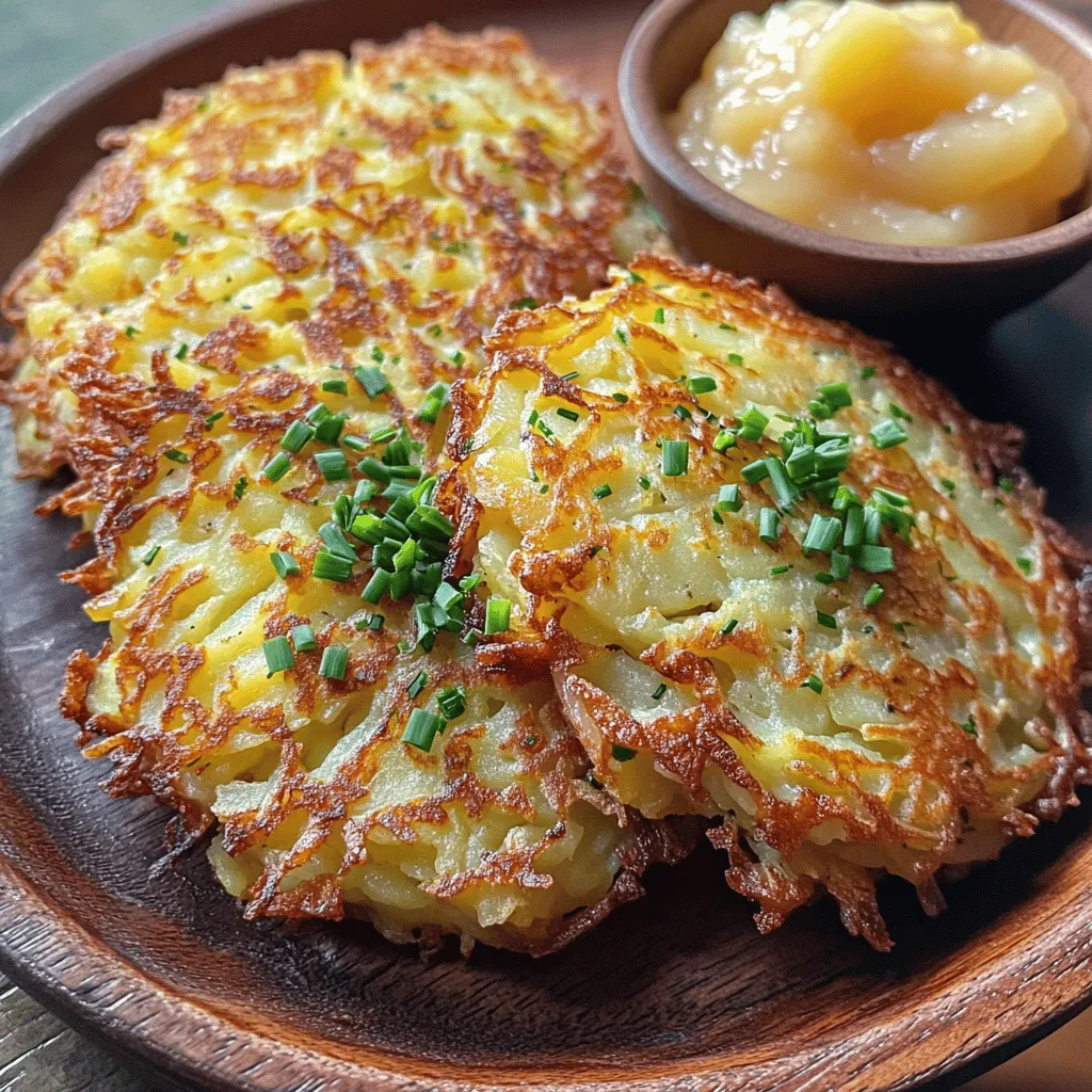 German Potato Pancakes Recipe Crispy and Flavorful