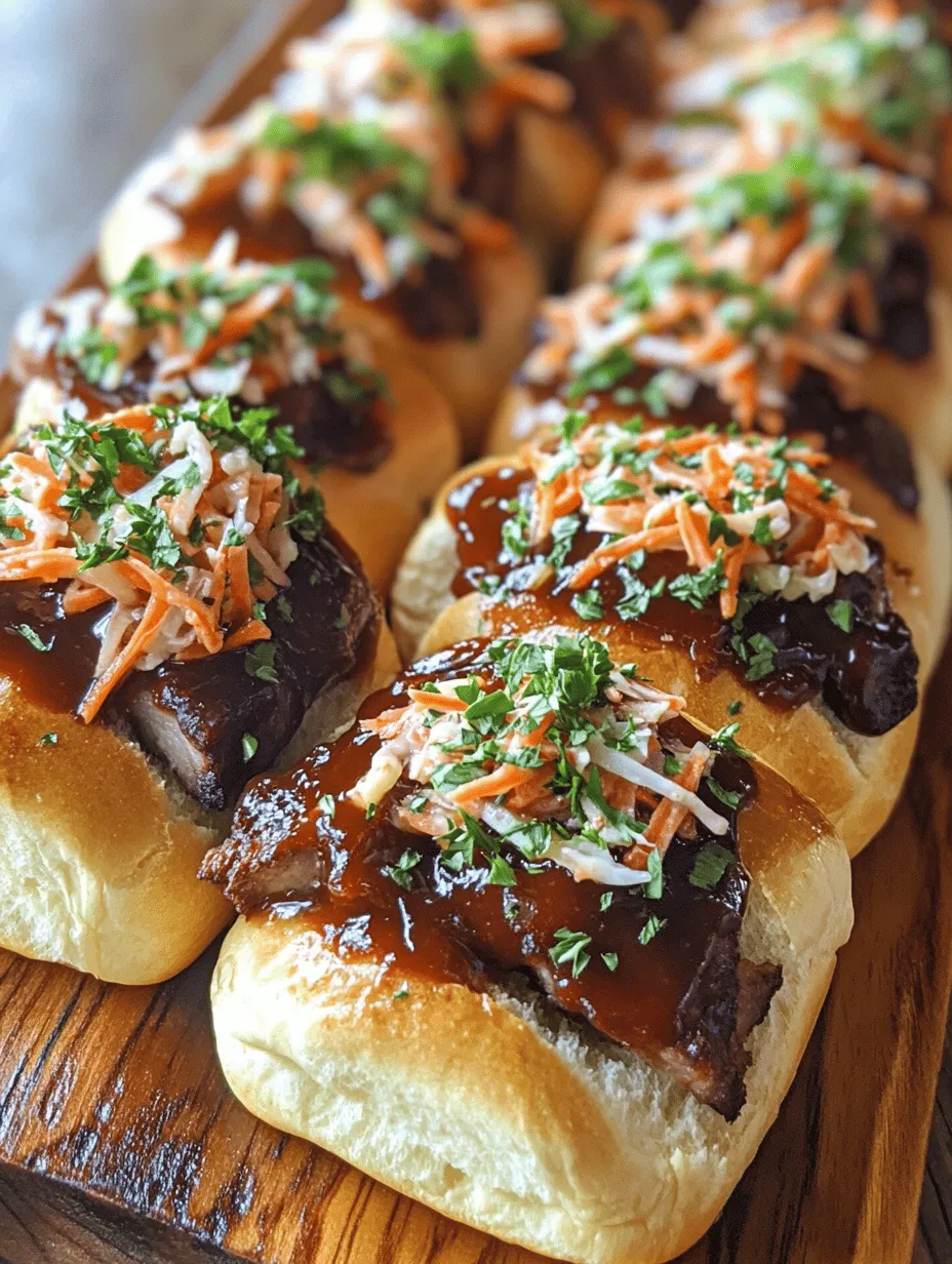 Sticky BBQ Pork Sliders Recipe