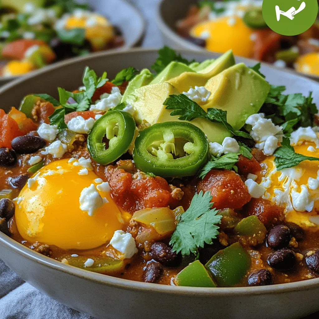 For a hearty breakfast chili, you need simple yet bold ingredients. Start with fresh vegetables. Onions add sweetness, while bell peppers bring a crunch. I love using both red and green bell peppers for a pop of color. Garlic adds depth and flavor that makes this dish sing.