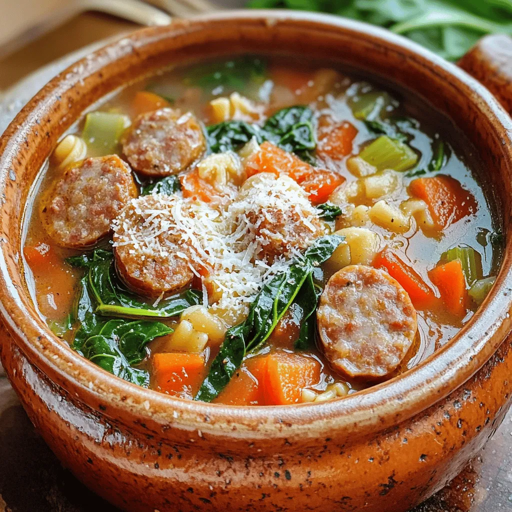 Sausage Soup Delight Easy and Hearty Recipe