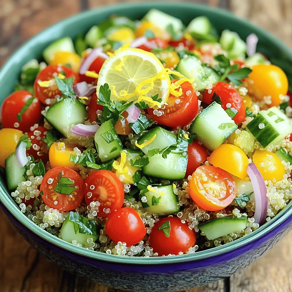 Lemon Herb Quinoa Salad Fresh and Flavorful Delight