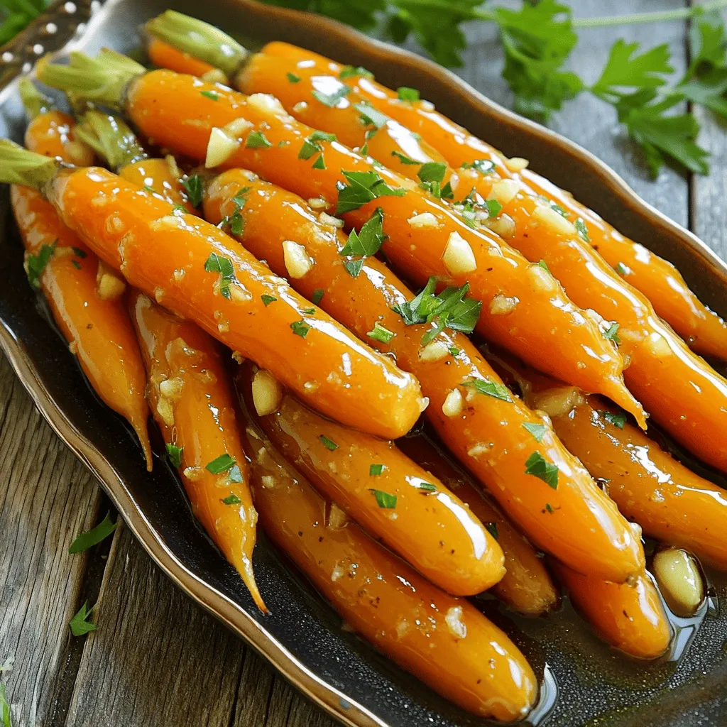 Honey Garlic Glazed Carrots Simple Side Dish Recipe