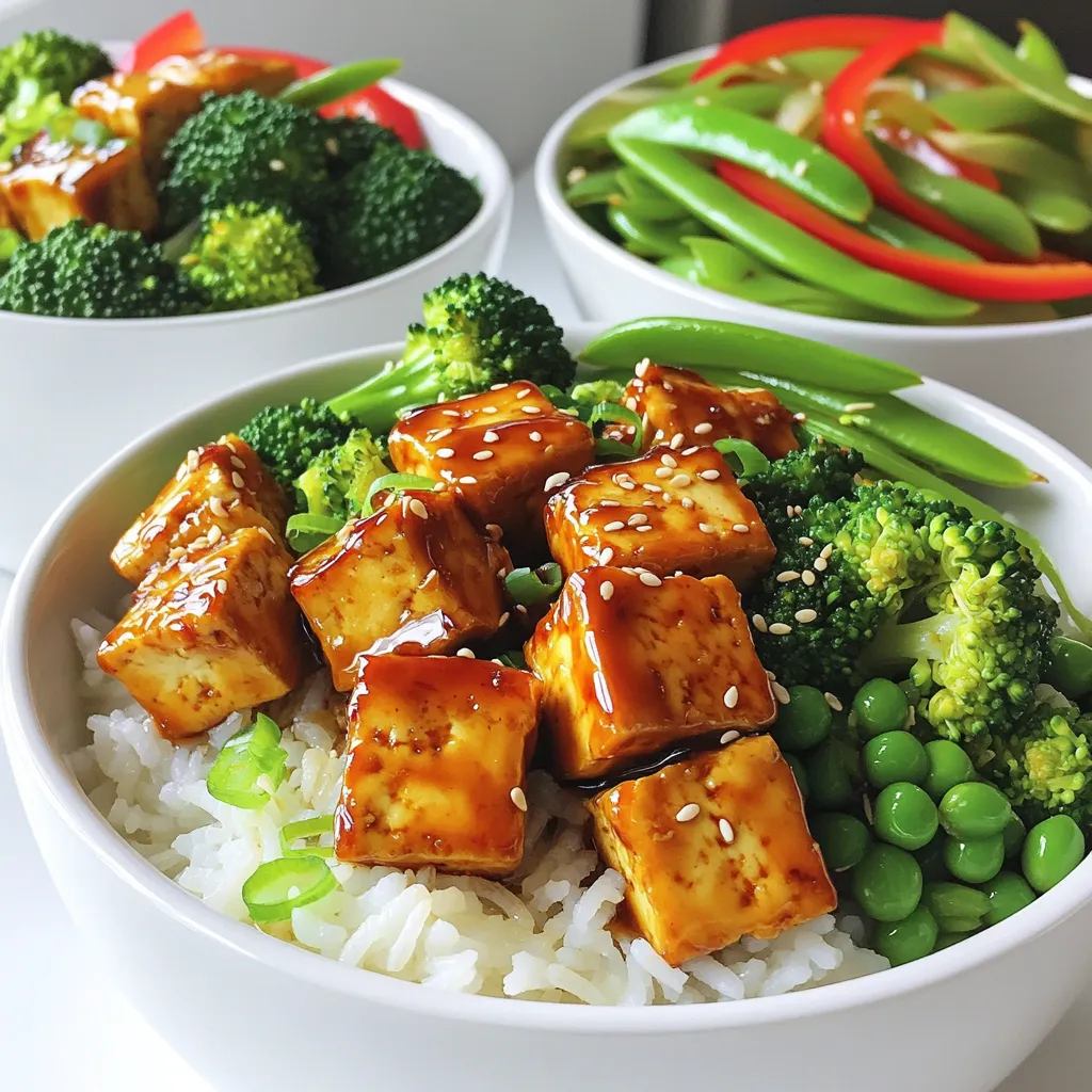 Air Fryer Teriyaki Tofu Bowls Flavorful and Easy Meal