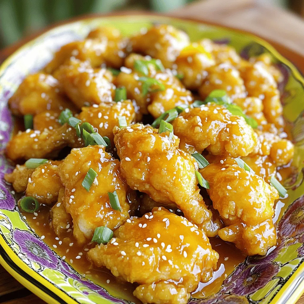 Crispy Orange Chicken Irresistible Home-Cooked Dish