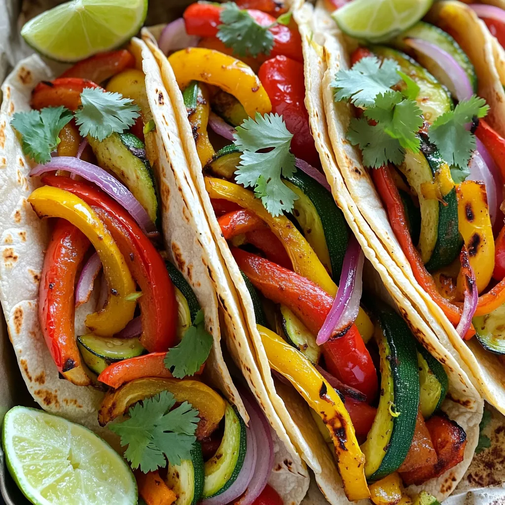 Sheet Pan Veggie Fajita Tacos Flavorful and Easy Meal