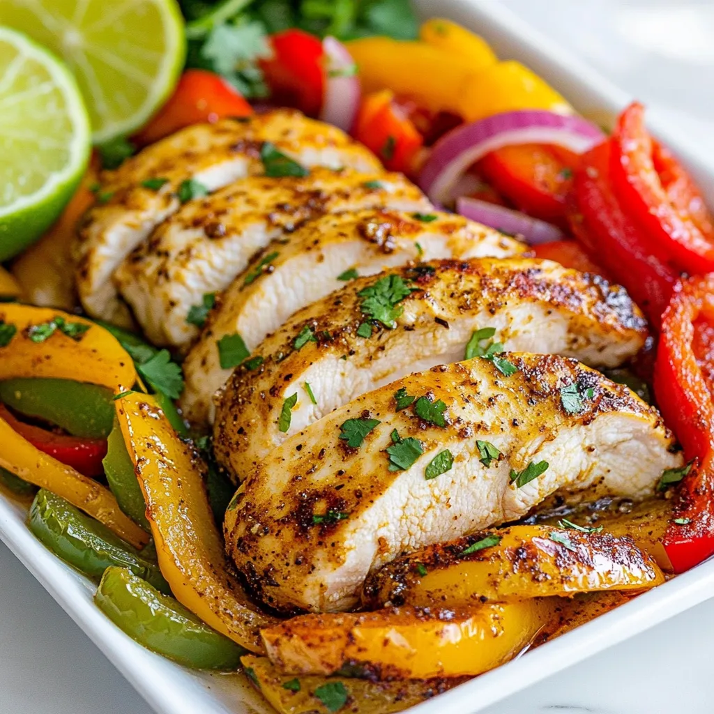 Sheet Pan Fajita Chicken Flavorful and Easy Dinner