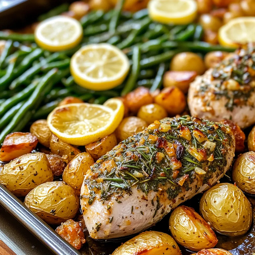 Garlic Herb Turkey Tenderloin Sheet Pan Delight