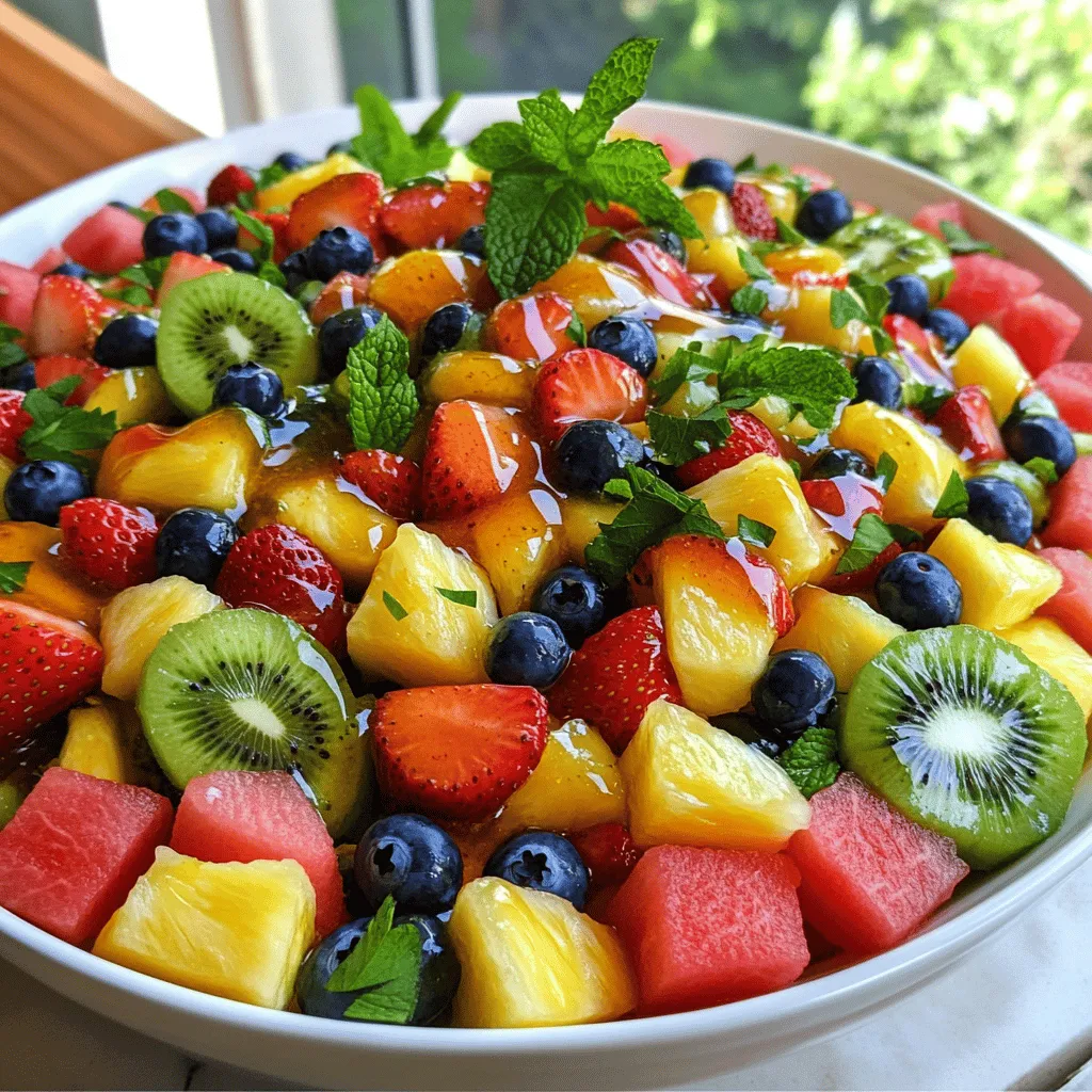 Honey Lime Fruit Salad Refreshing Summer Delight