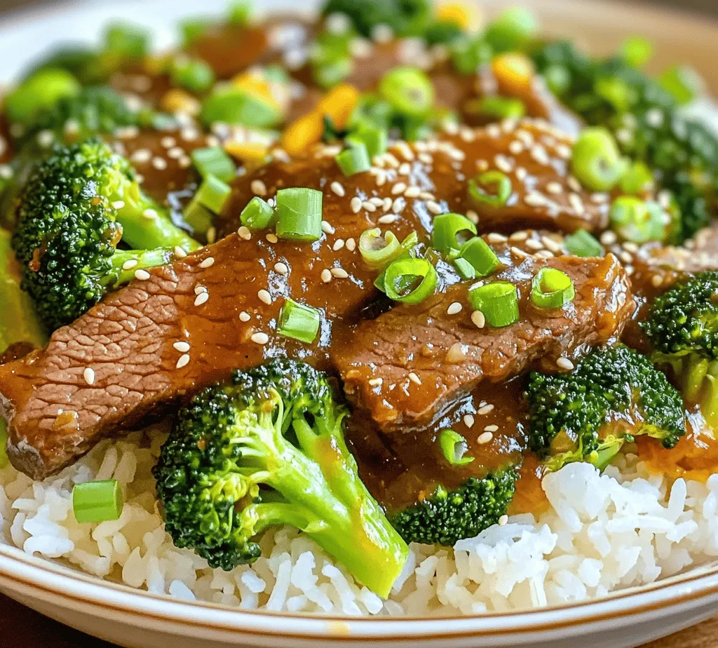 Beef & Broccoli Delight is a classic dish that has captivated palates around the world with its rich flavors and appealing presentation. This dish harmoniously combines tender slices of beef with fresh broccoli, all enveloped in a savory sauce that tantalizes taste buds with every bite. It