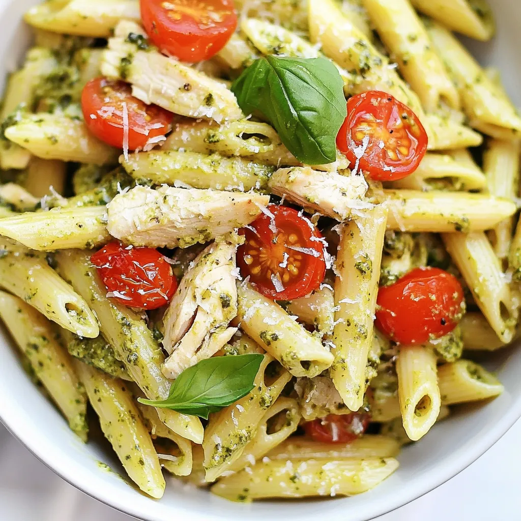 Creamy Pesto Chicken Penne Flavorful Weeknight Meal