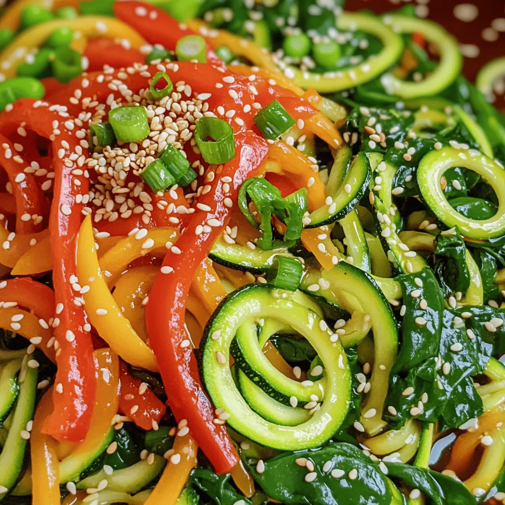 Zucchini Noodle Stir Fry Fresh and Simple Recipe