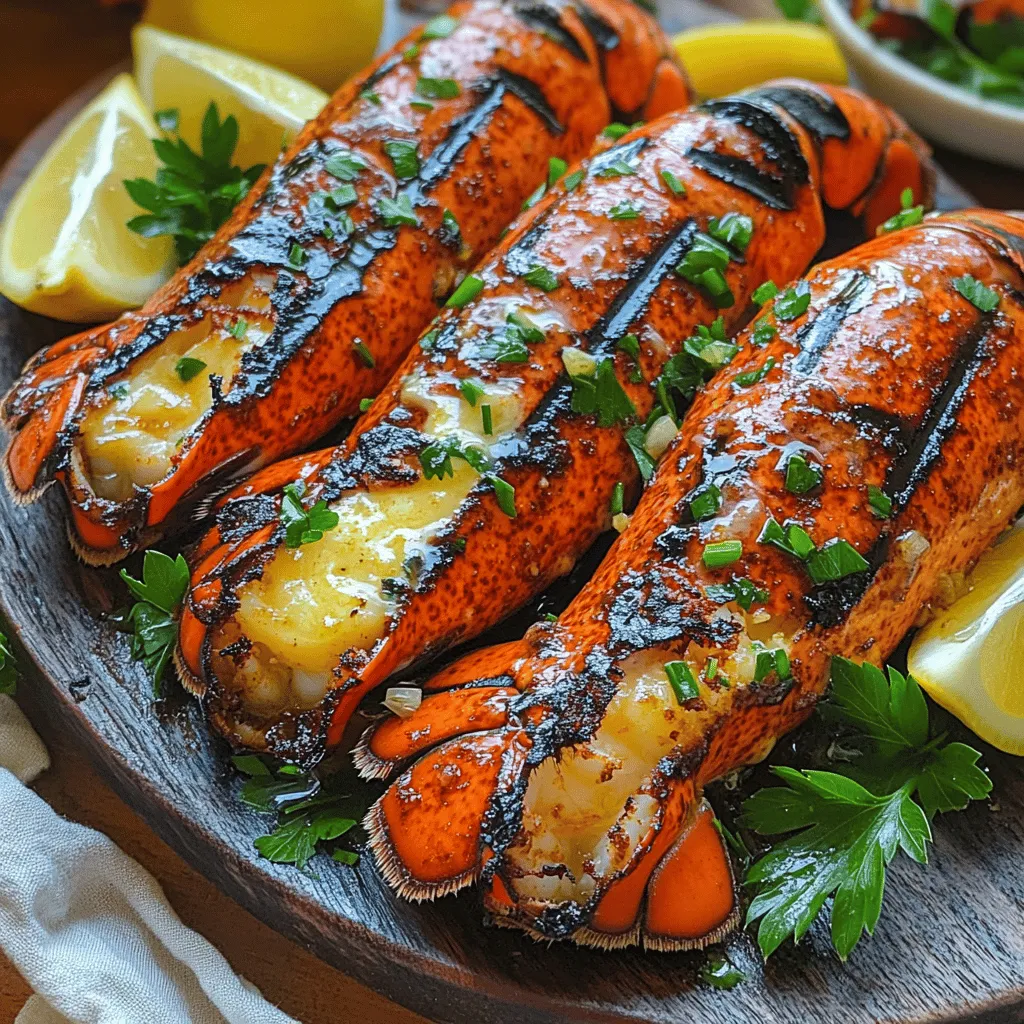 Cowboy Butter Lobster Tails Tasty Grilled Delight