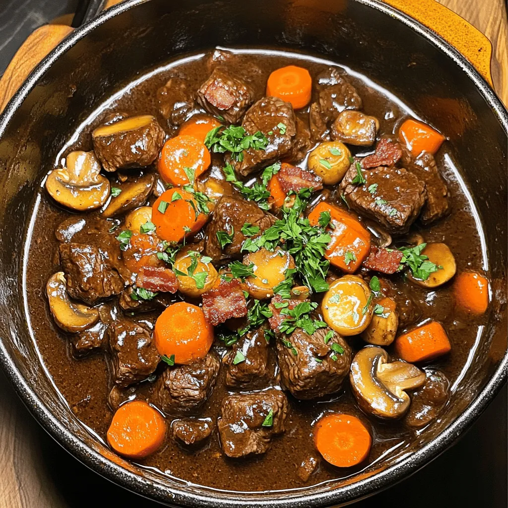 Savory Beef Bourguignon Comforting and Rich Recipe