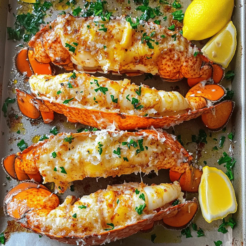 Savory Creamy Garlic Butter Lobster Tails Delight