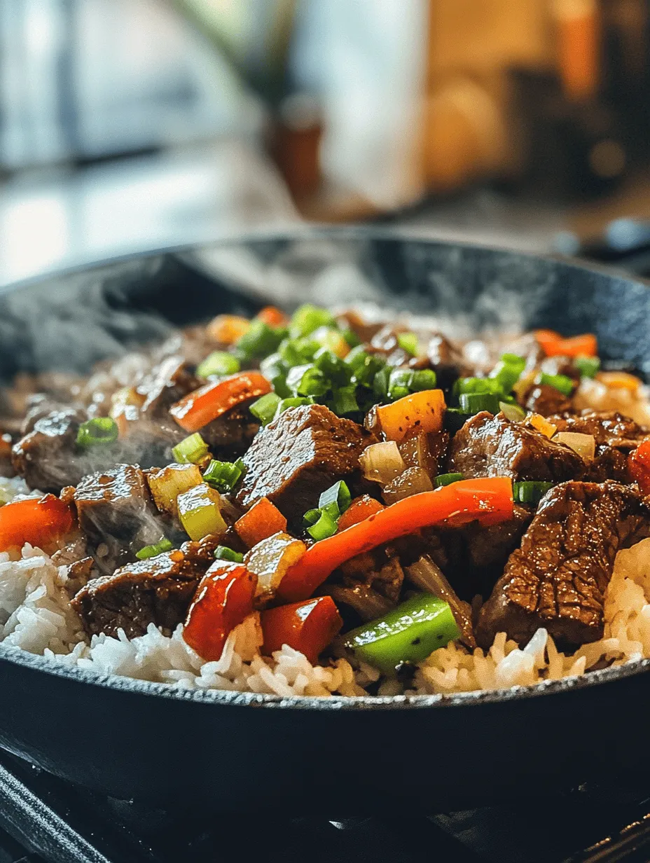 Sizzling Pepper Steak Stir-Fry: A Flavorful Journey into Quick Cooking
