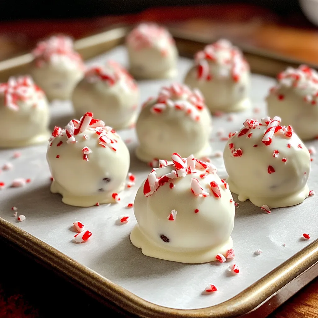 Minty Delight: No-Bake Peppermint Oreo Truffles