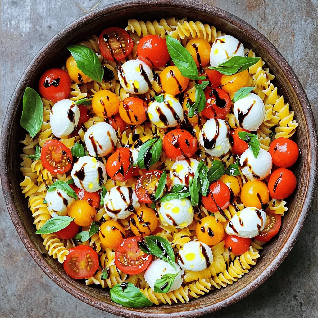 Easy Caprese Pasta Salad Simple and Tasty Recipe
