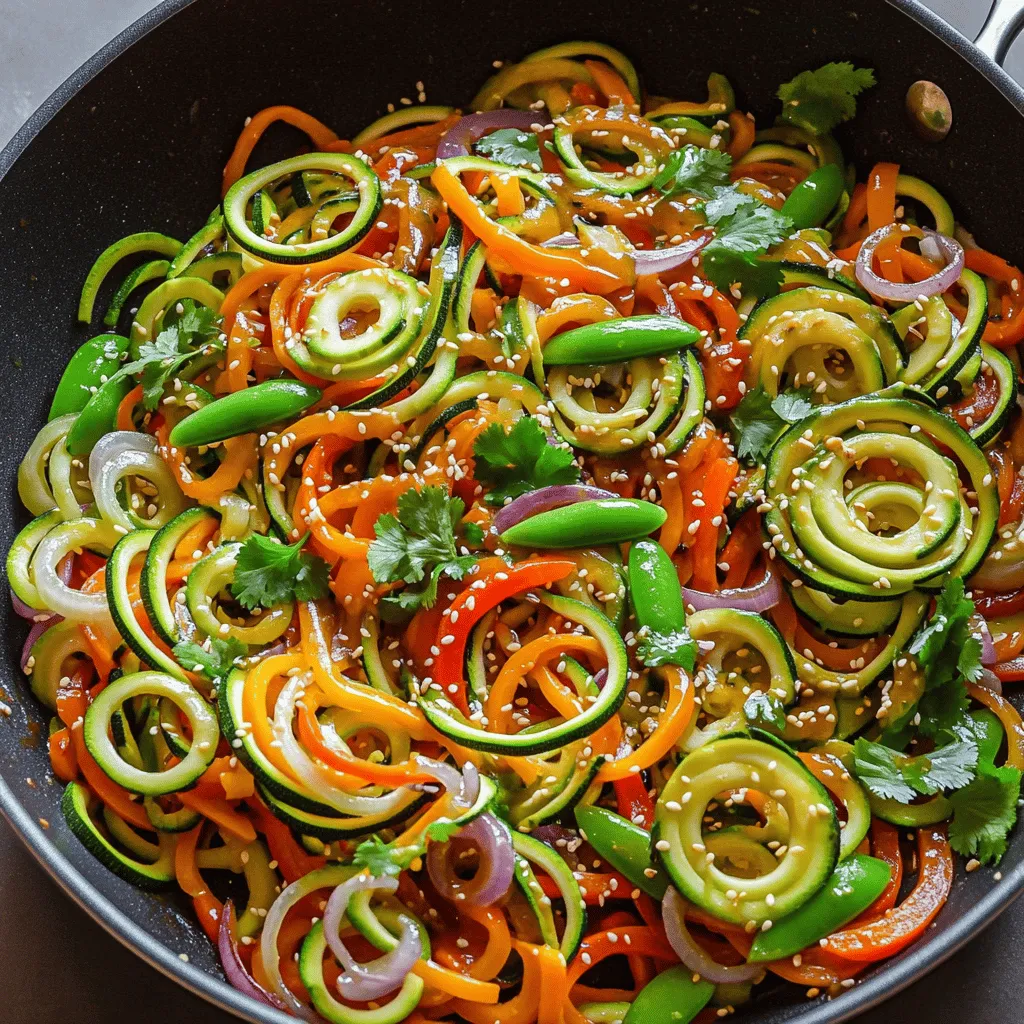 Zucchini Noodle Stir-Fry Vibrant and Healthy Meal