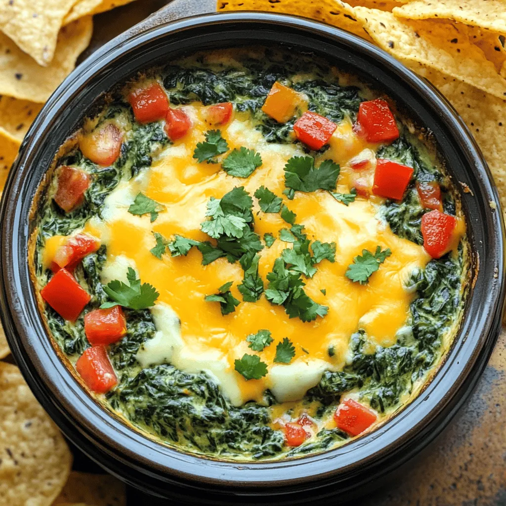 Crockpot Fiesta Spinach Dip: The Perfect Party Pleaser
