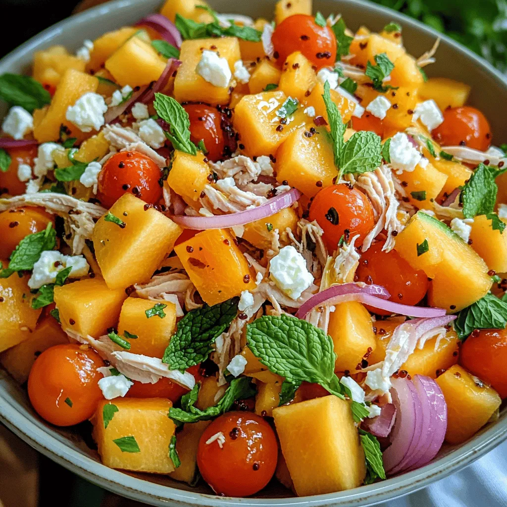 Patty’s Turkey Melon Salad Refreshing Summer Delight