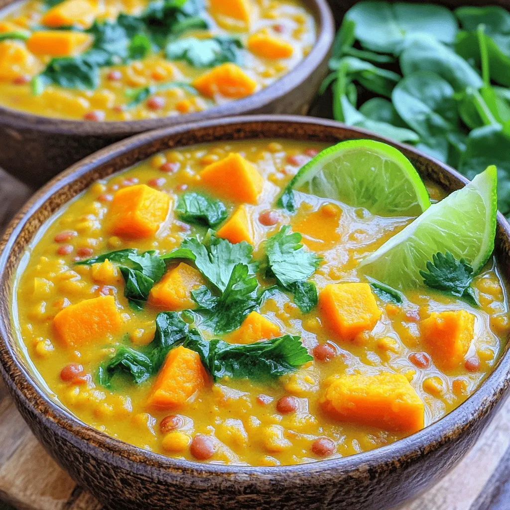 Cozy Coconut Curry Lentil Soup Tasty and Wholesome