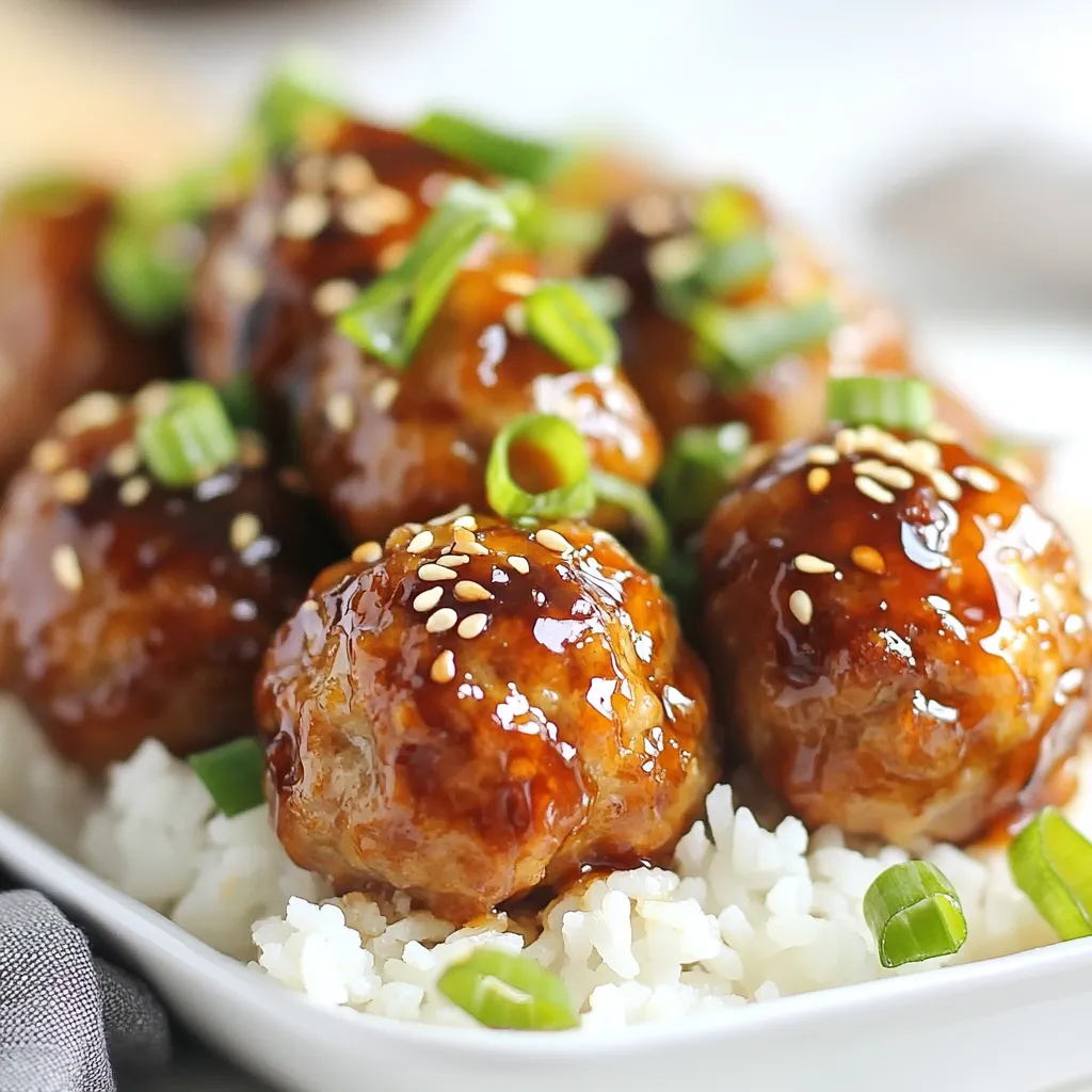Baked Teriyaki Meatballs Quick and Flavorful Recipe