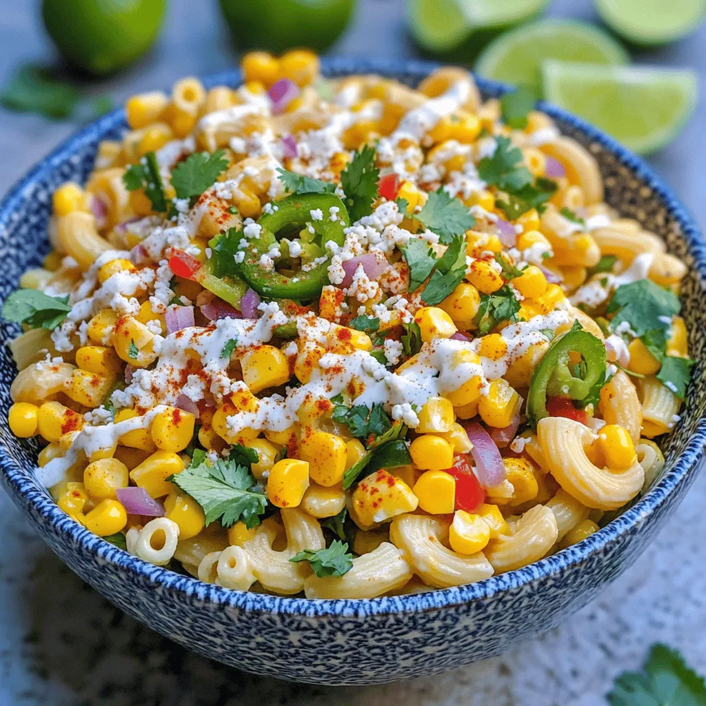 Mexican Street Corn Pasta Salad Flavorful and Easy Recipe