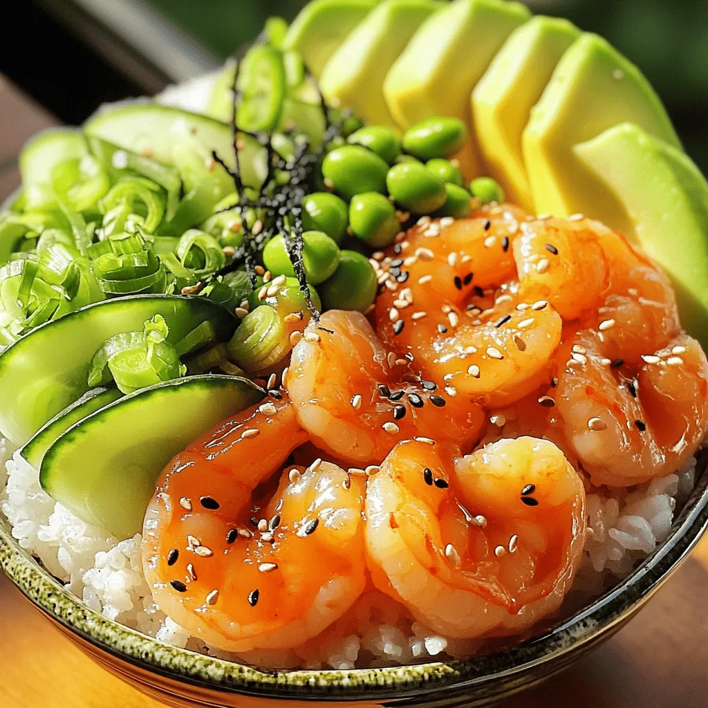 Savory Shrimp Poke Bowl Easy and Flavorful Recipe